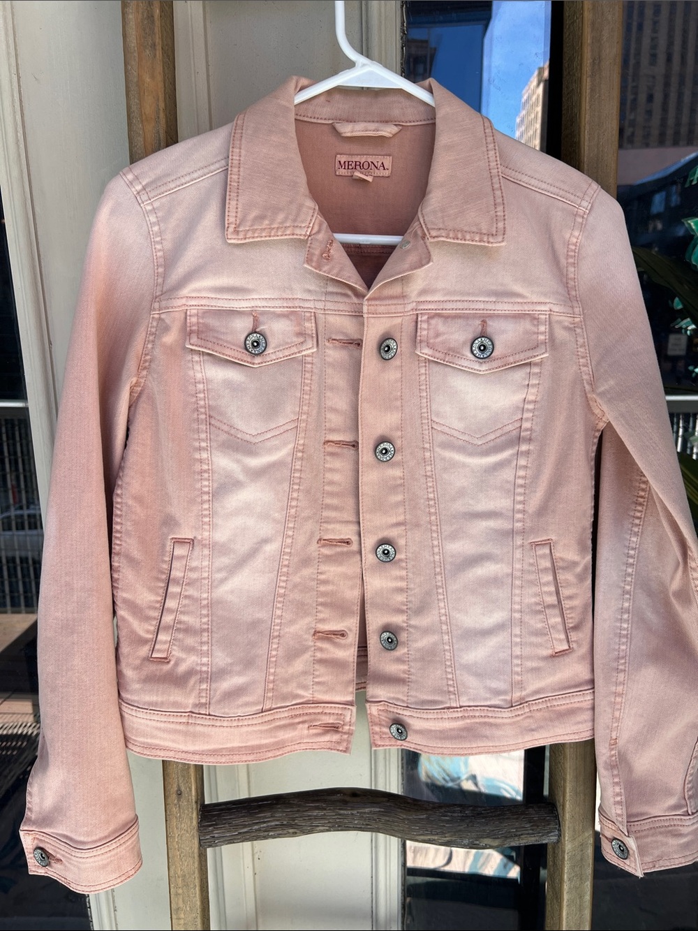 Merona Dusty Rose Jean Jacket